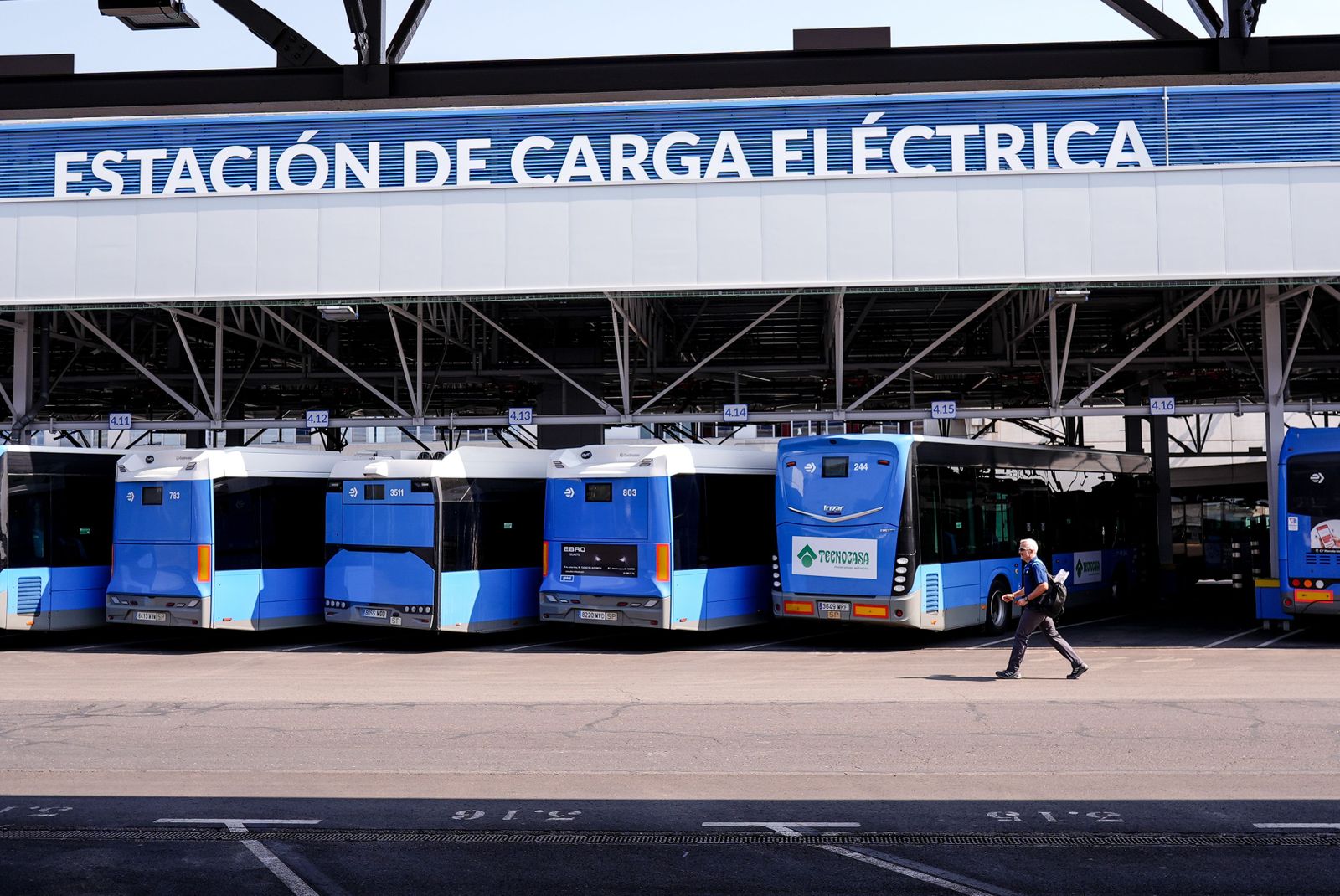 La EMT de Madrid ya tiene casi el 20% de sus líneas completamente electrificadas
