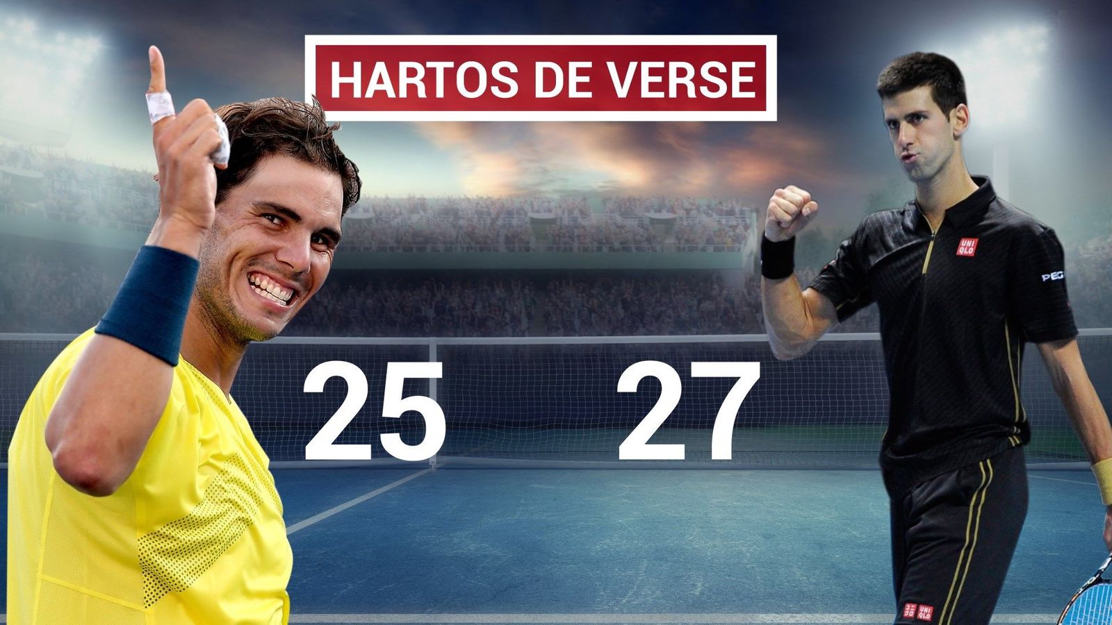 Nadal-Djokovic, el duelo más repetido del tenis moderno