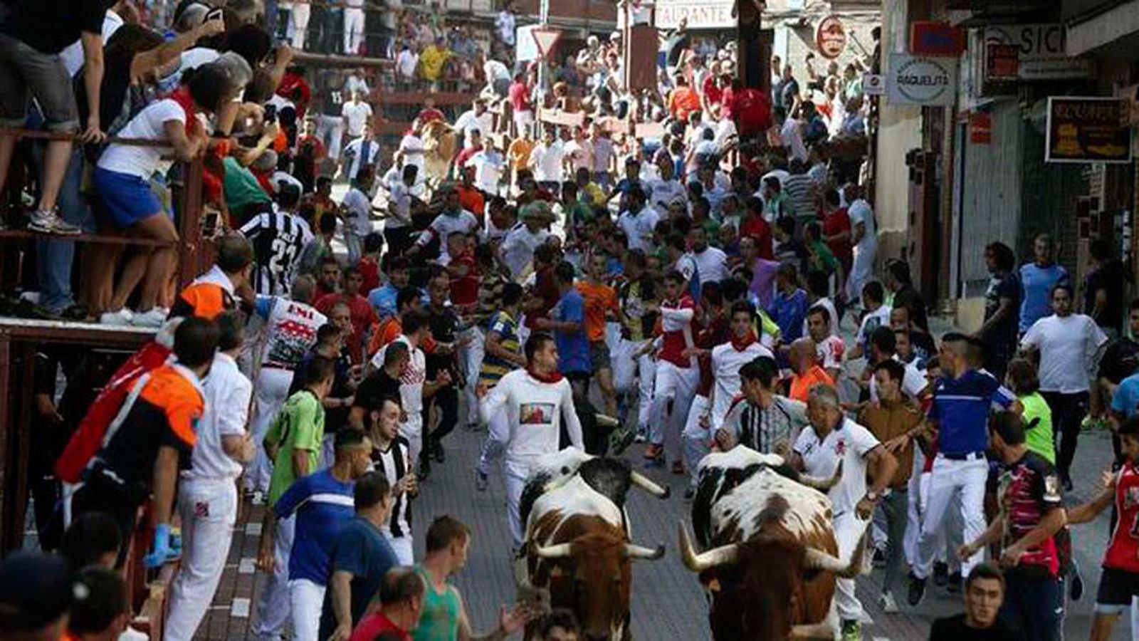 Desarrollo de un encierro en San Sebastián de los Reyes