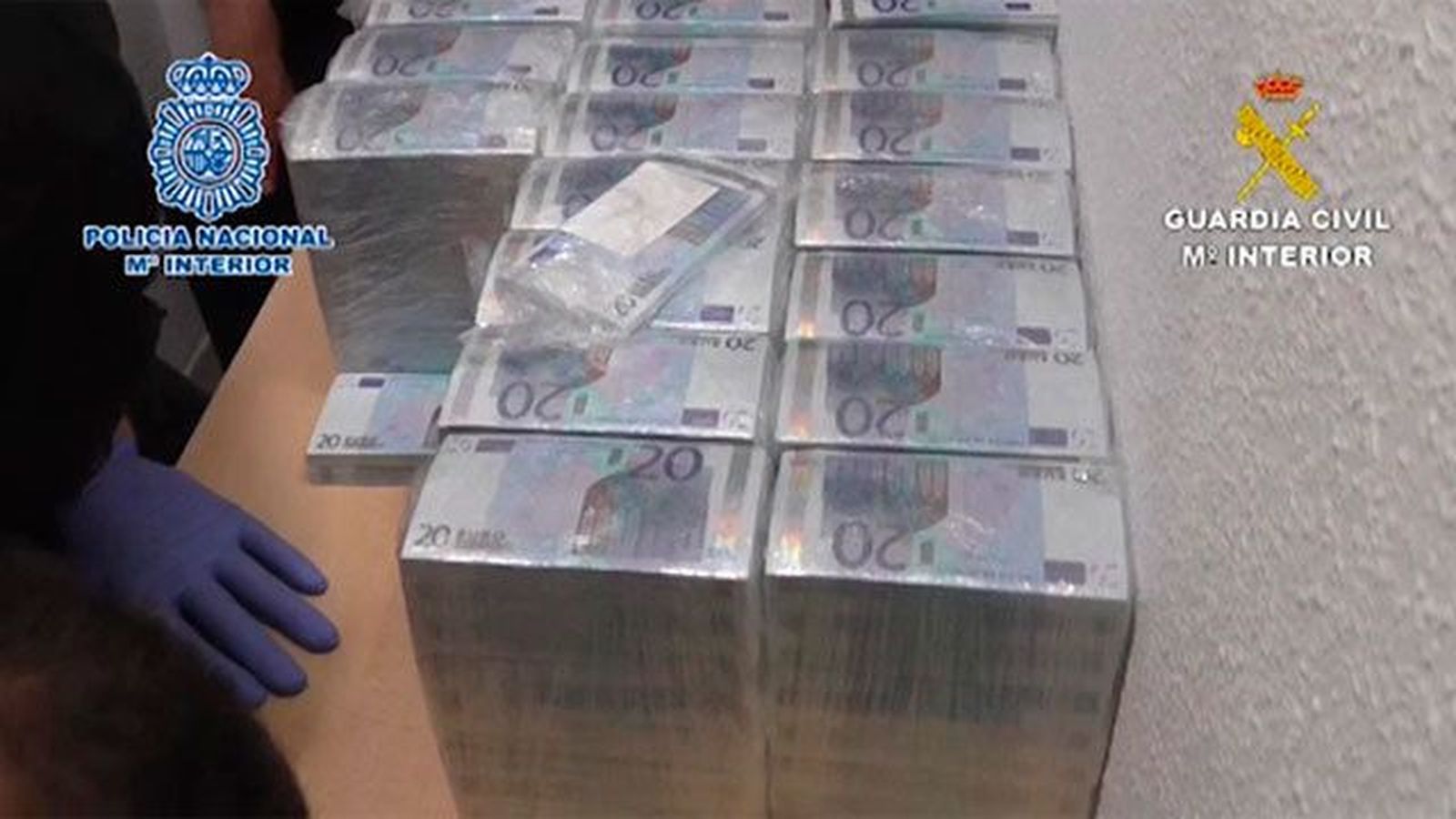 Desmantelada la mayor red de falsificación de moneda conocida en España