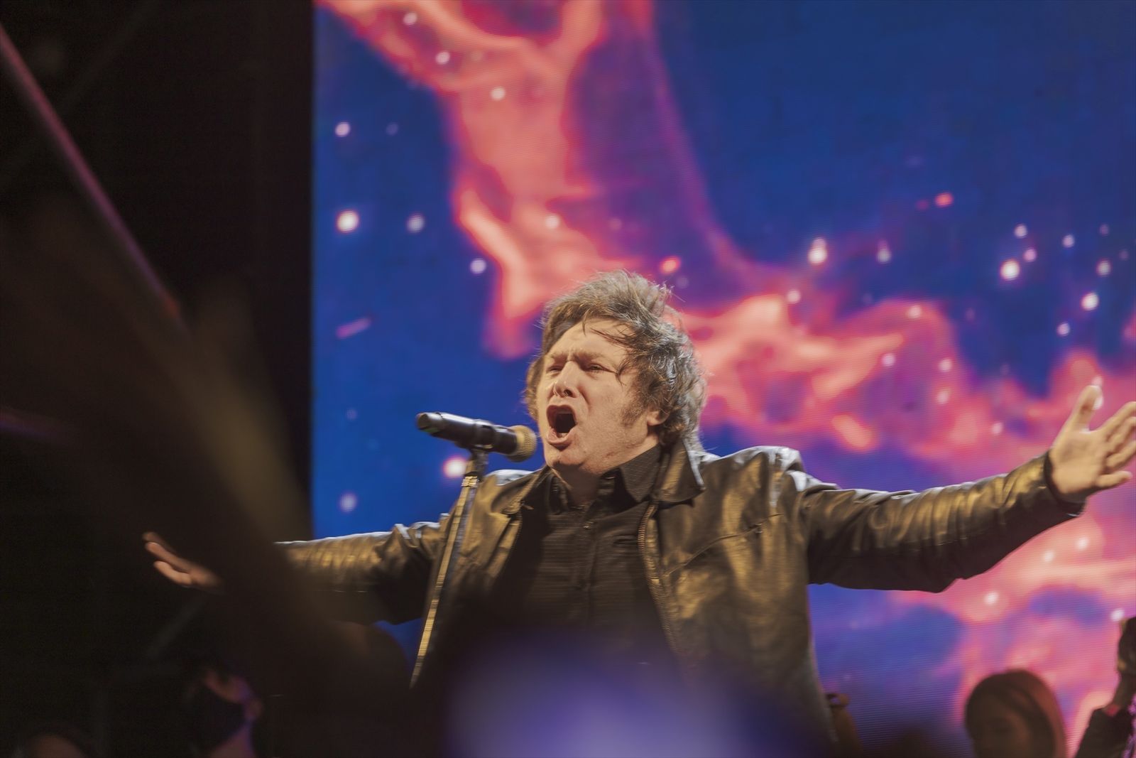 El candidato a presidente de Argentina, Javier Milei