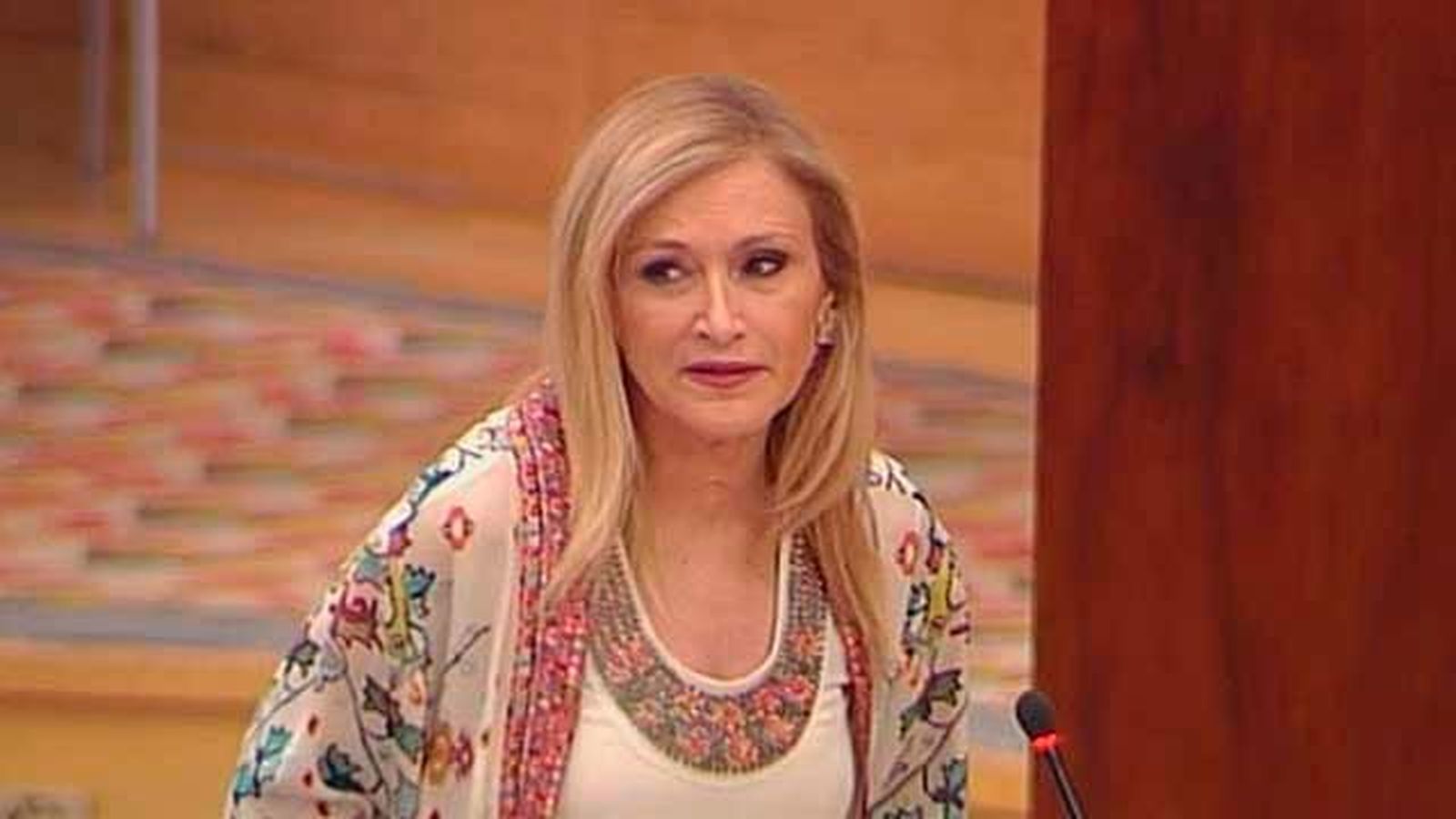 Cifuentes atribuye las declaraciones de Granados  a una "estrategia de defensa"