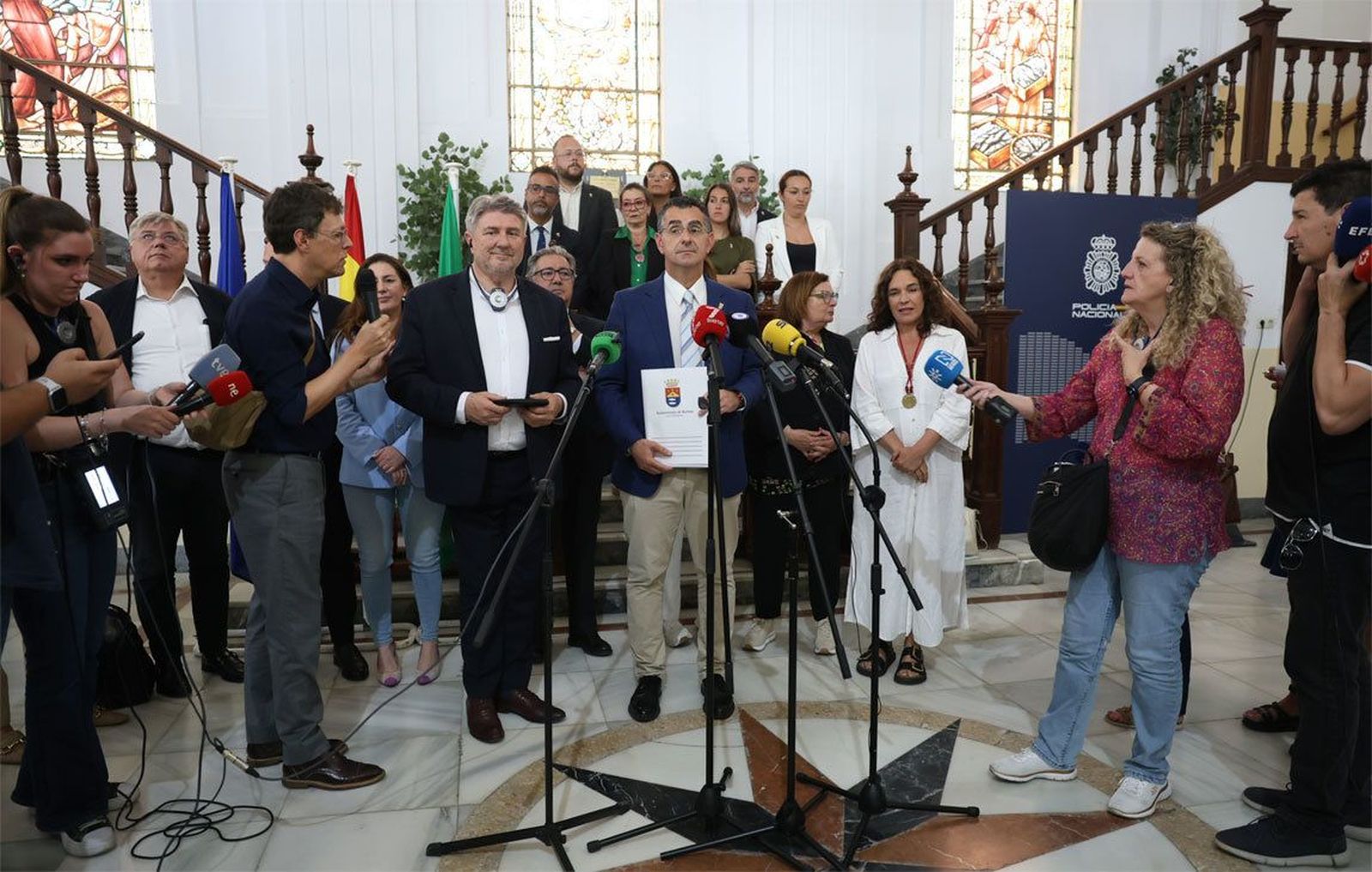 Una delegación europea visita Cádiz para abordar el aumento de agresiones a agentes