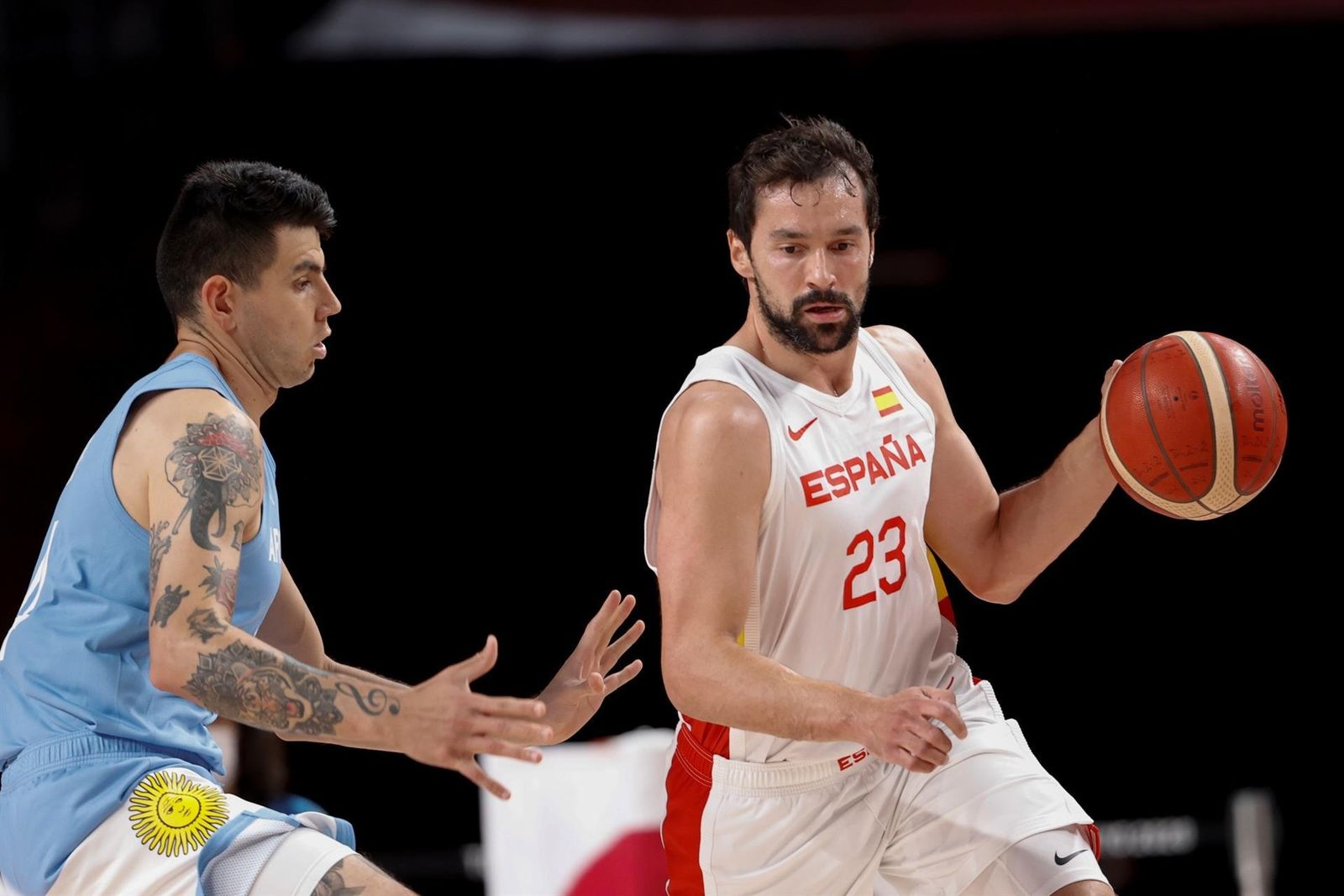 Sergio Llull ante Argentina