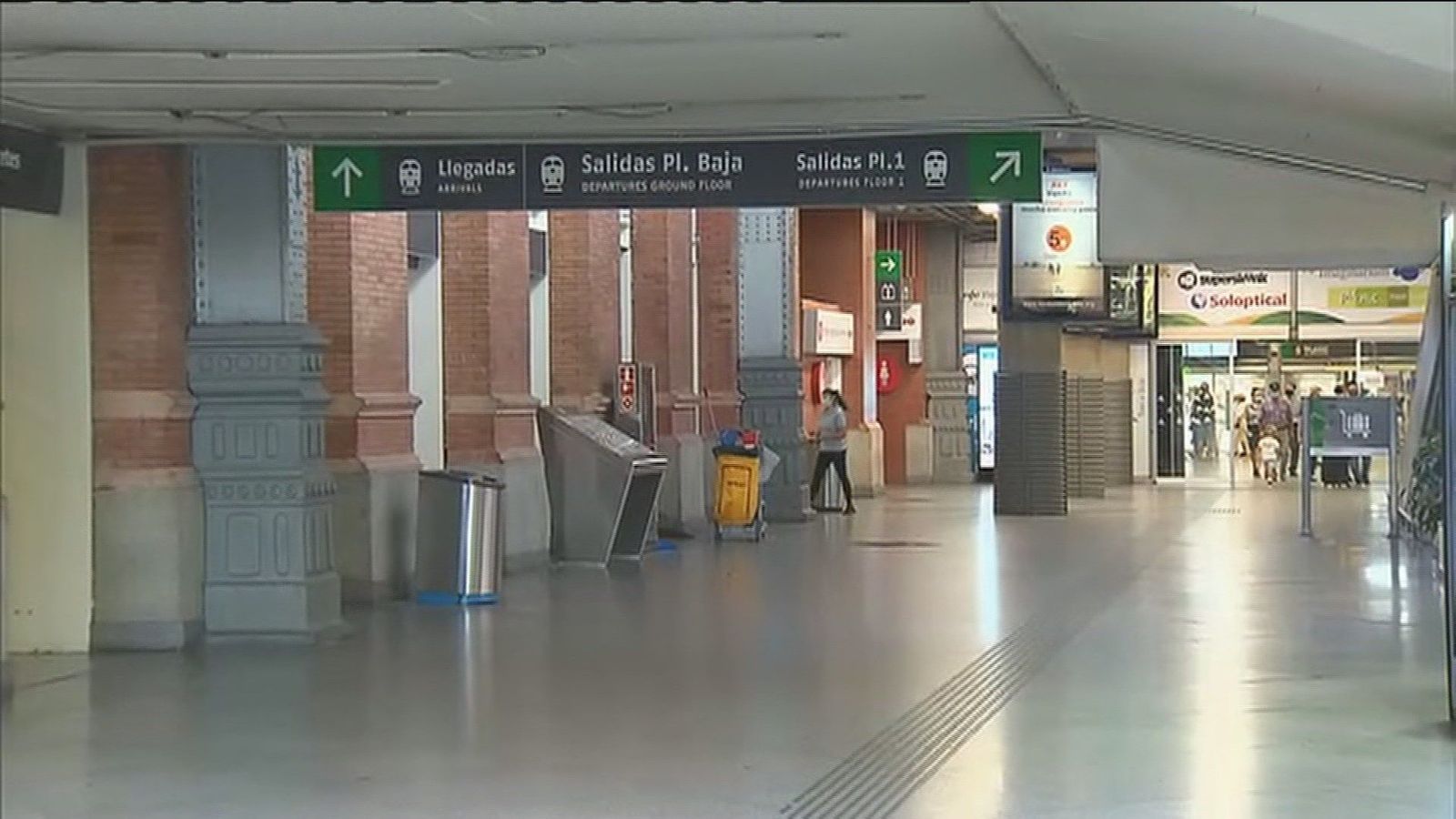 Atocha, Mendéz Álvaro o Barajas, sin viajeros en plena operación retorno