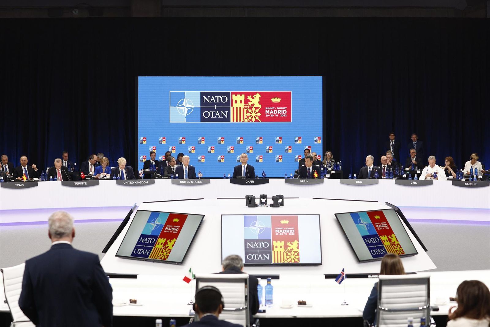 Primera jornada de la cumbre de la OTAN en Madrid