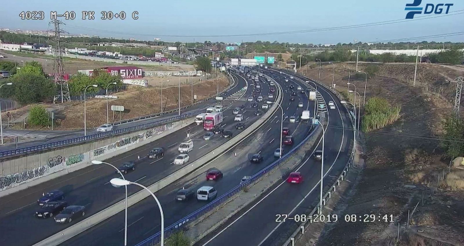 Cortes de tráfico en la M-220 y complicaciones en la M-506 y la M-40