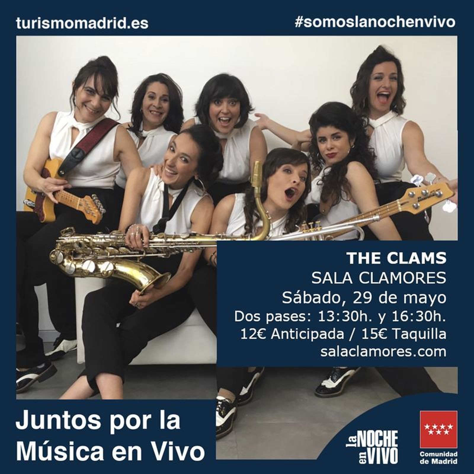 Madrid lanza 'Juntos por la música en vivo', con más de cien conciertos