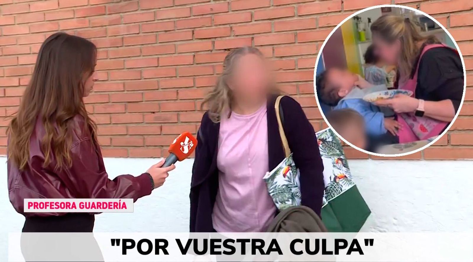 "¡Ya lo habéis conseguido, me han despedido!", habla la cuidadora acusada de malos tratos en una guardería de Torrejón de Ardoz