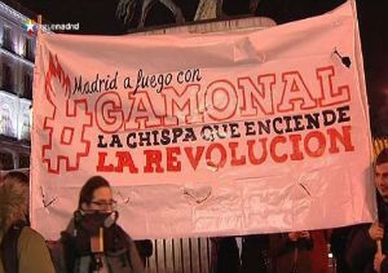 Detenidas 14 personas en Madrid en la protesta en apoyo a Gamonal