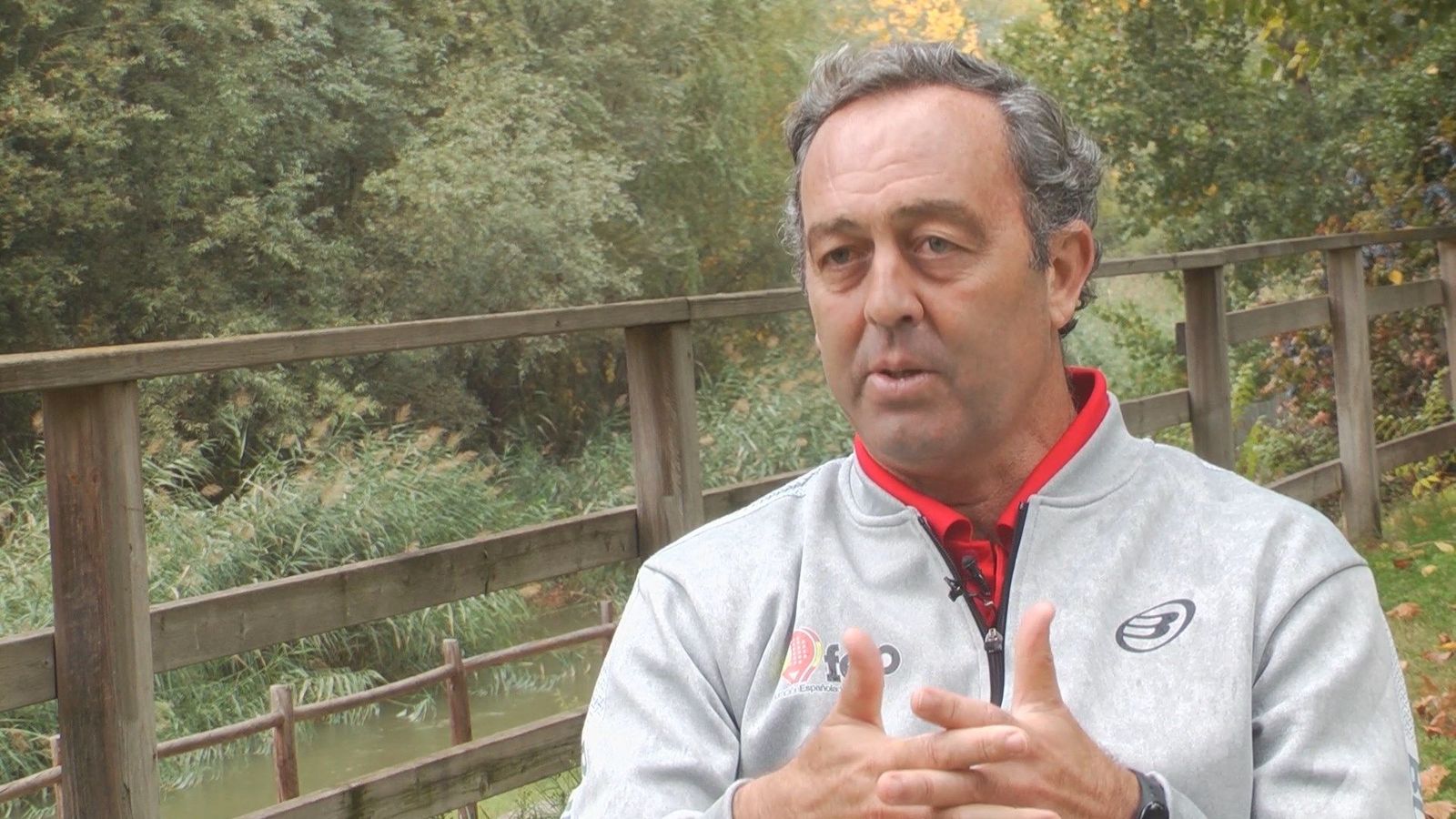 Carlos Almazán, un veterano campeón de pádel