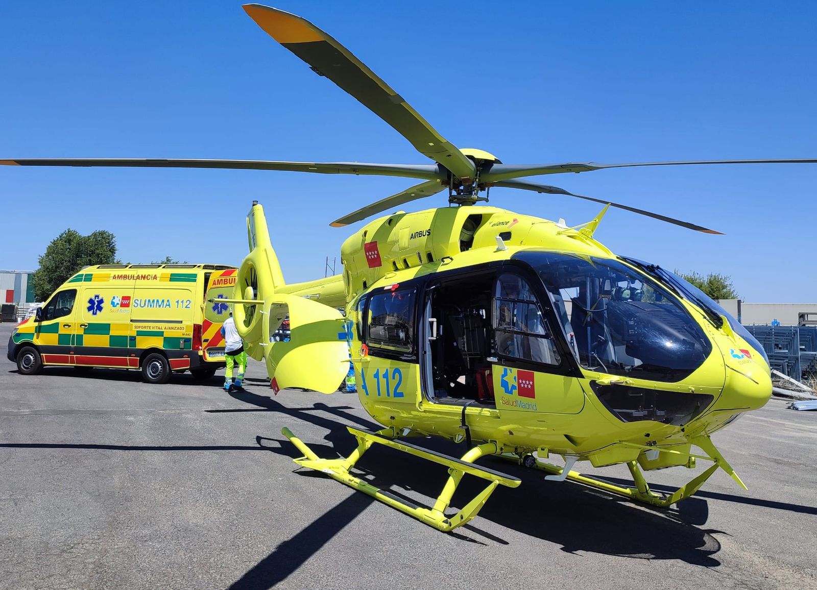Helicóptero del 112