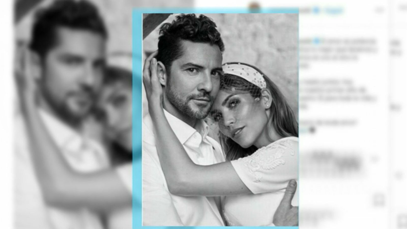 David Bisbal y Rosanna Zanetti celebran un año de amor