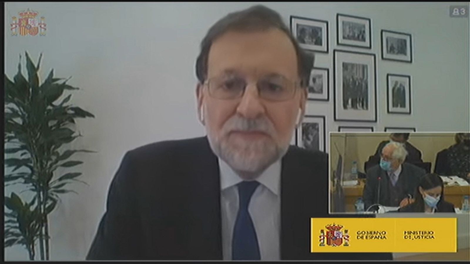 Rajoy asegura ante el tribunal que "no ha habido 'caja b' del PP"