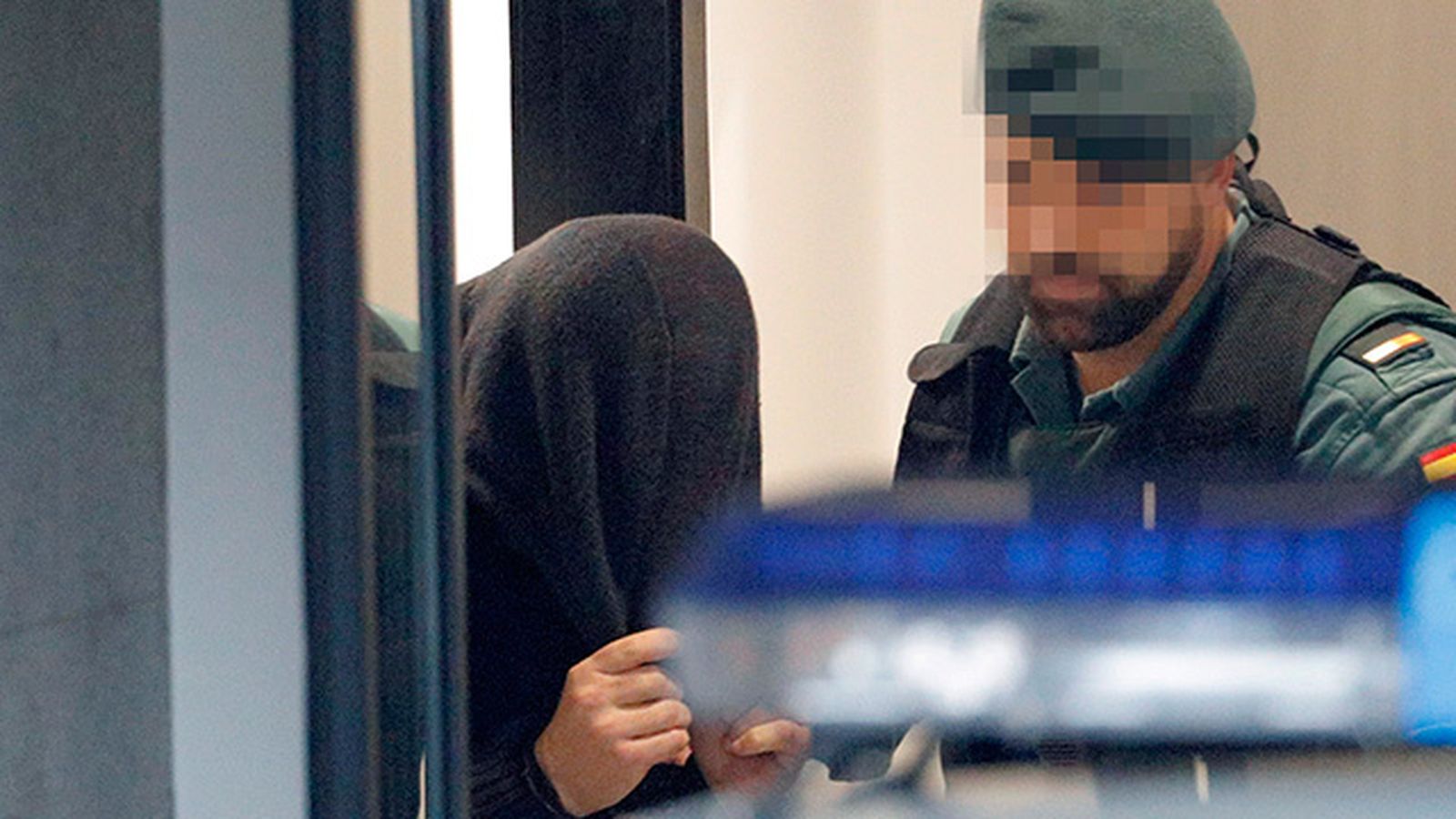 José Enrique Abuín Gey, tras comparecer ante la magistrada del juzgado número tres de Ribeira