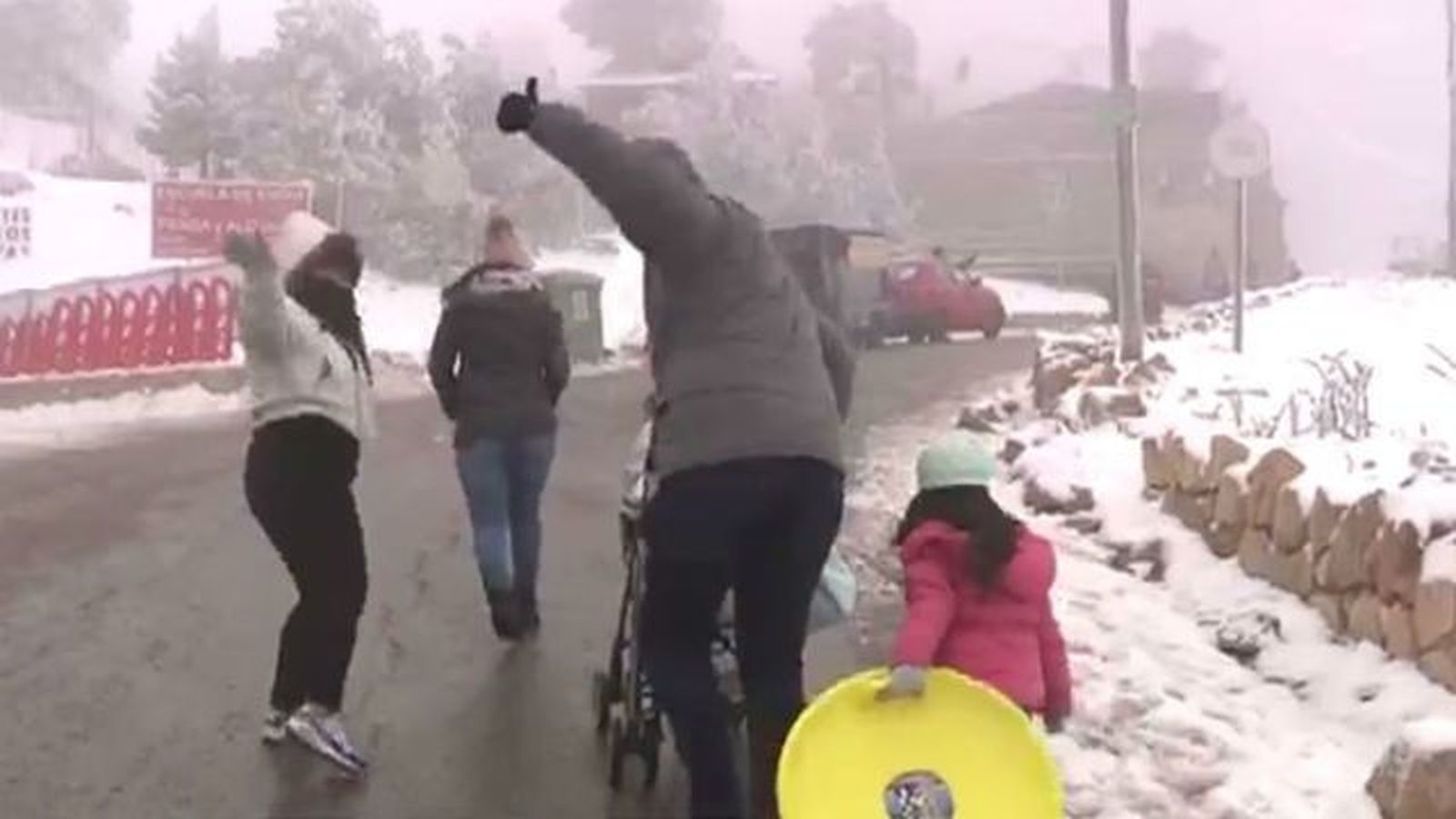 Día de Reyes nevado en Navacerrada