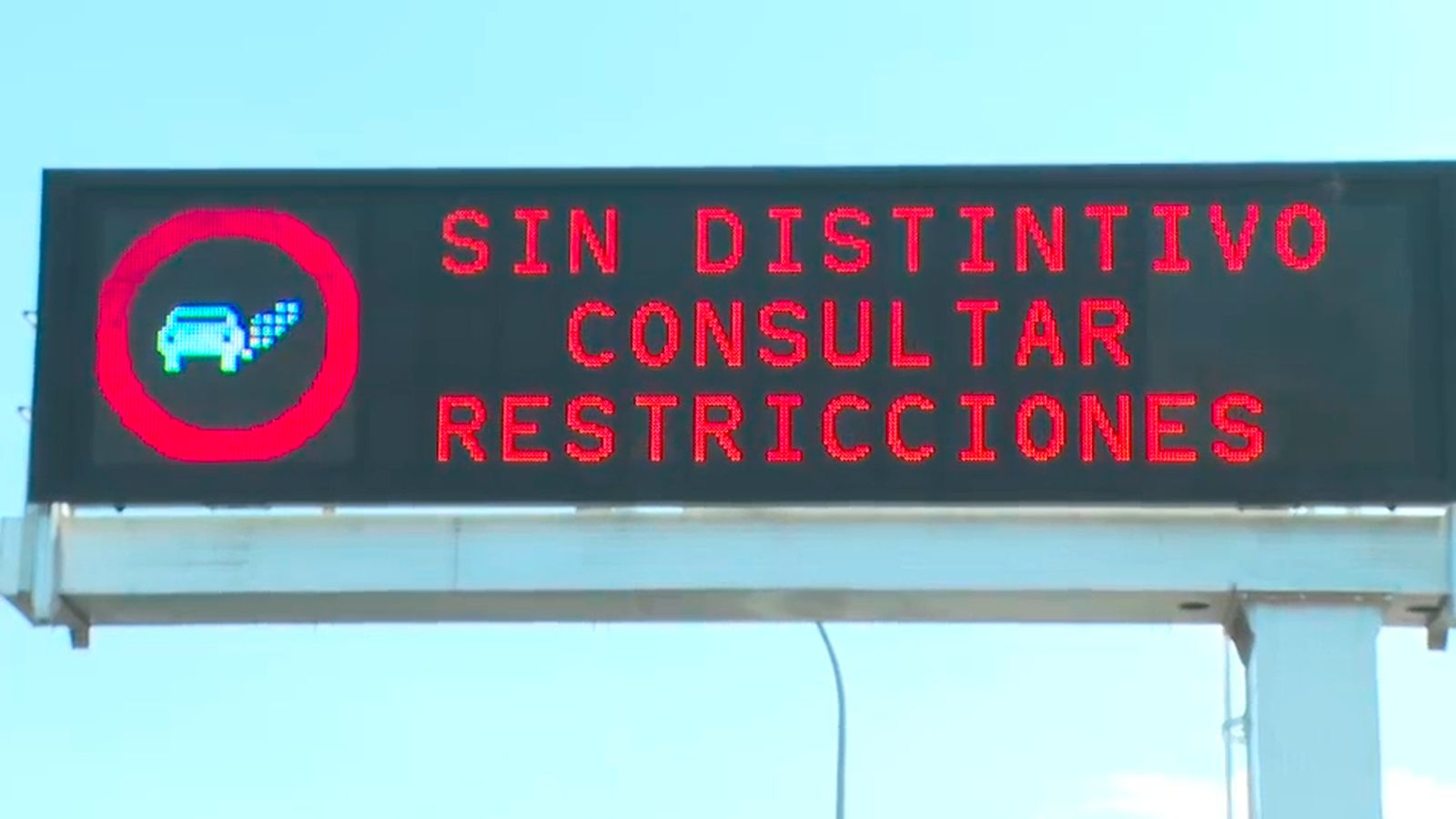 Zona de bajas emisiones de Madrid