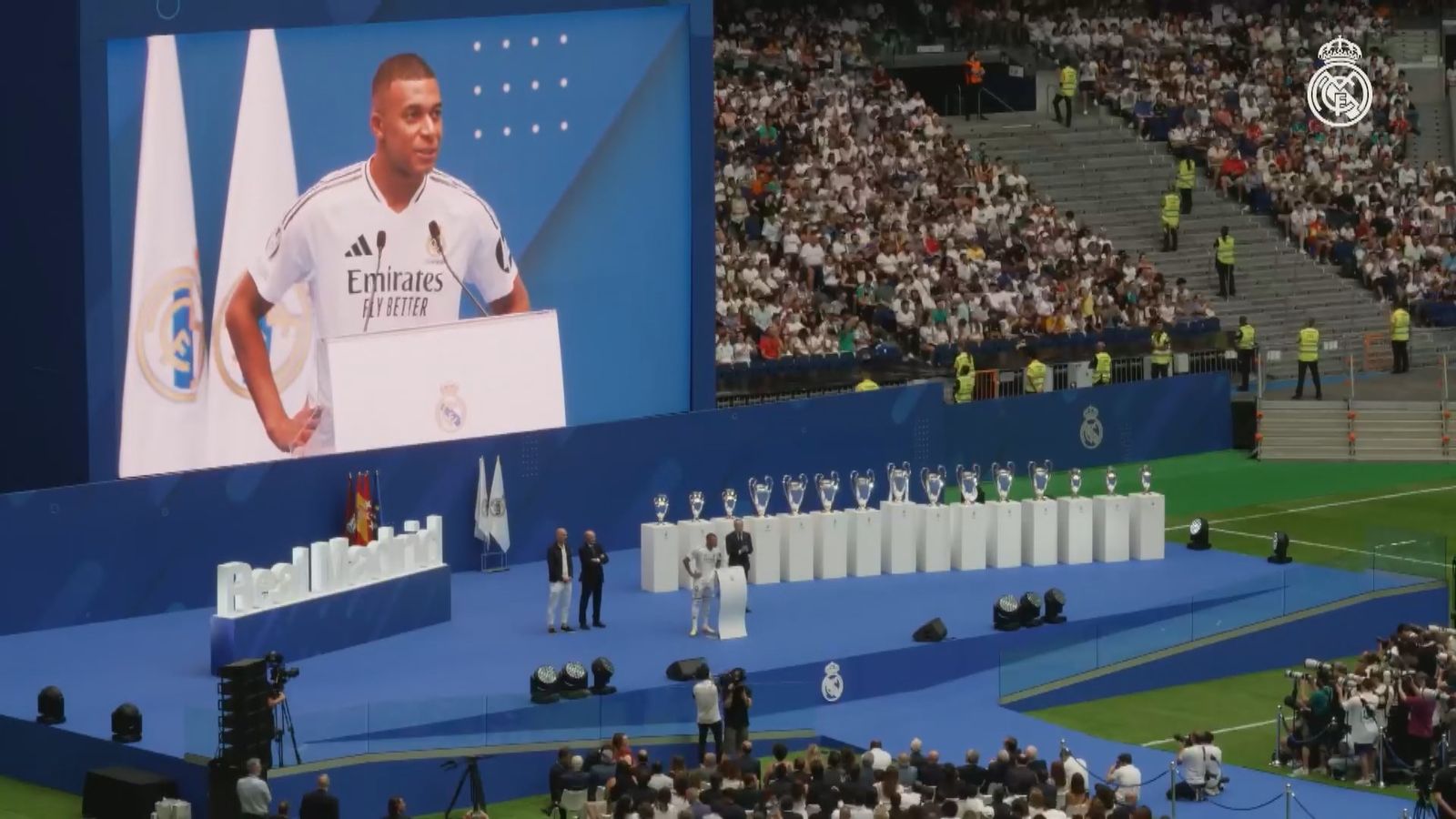 Presentación de Mbappe