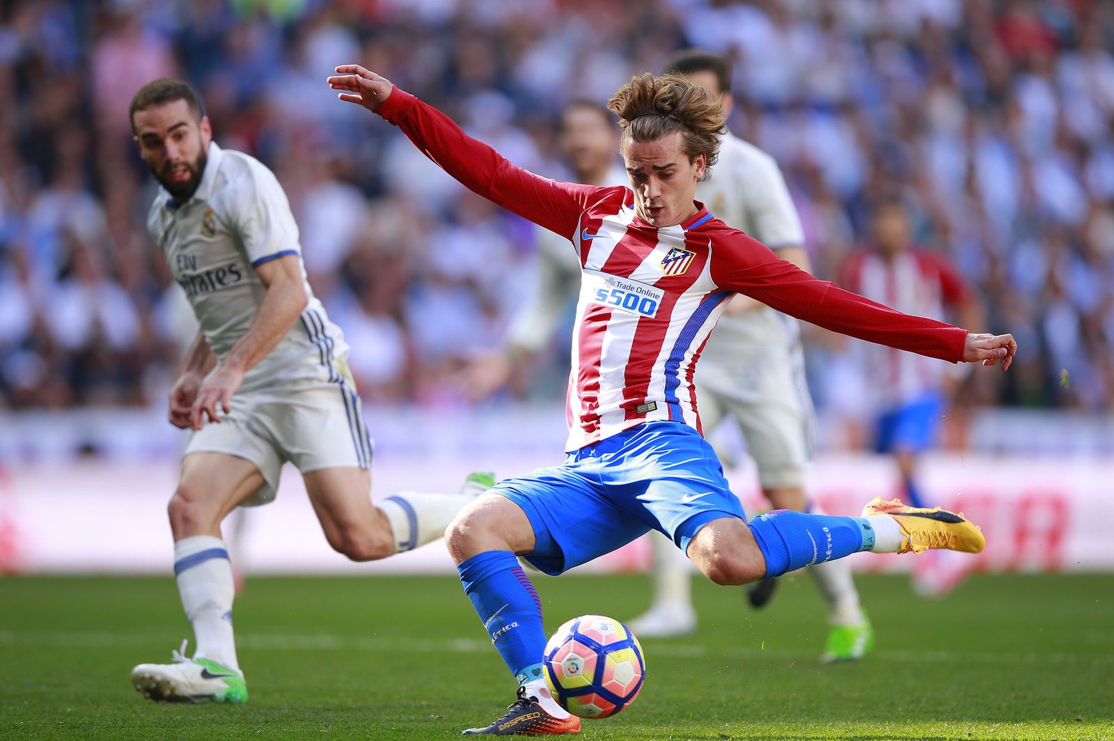 Griezmann ante el Real Madrid