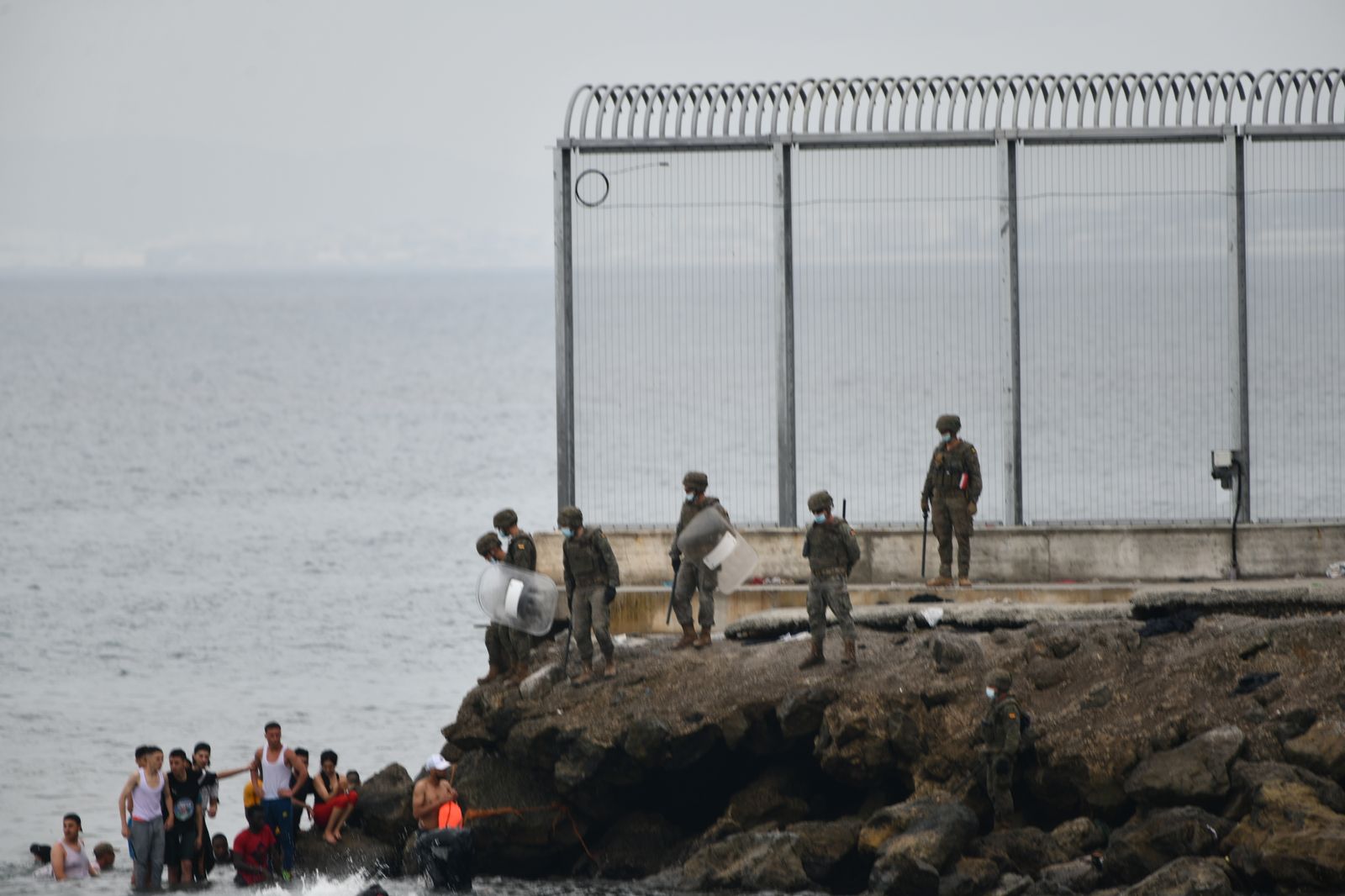 Militares del ejército en Ceuta