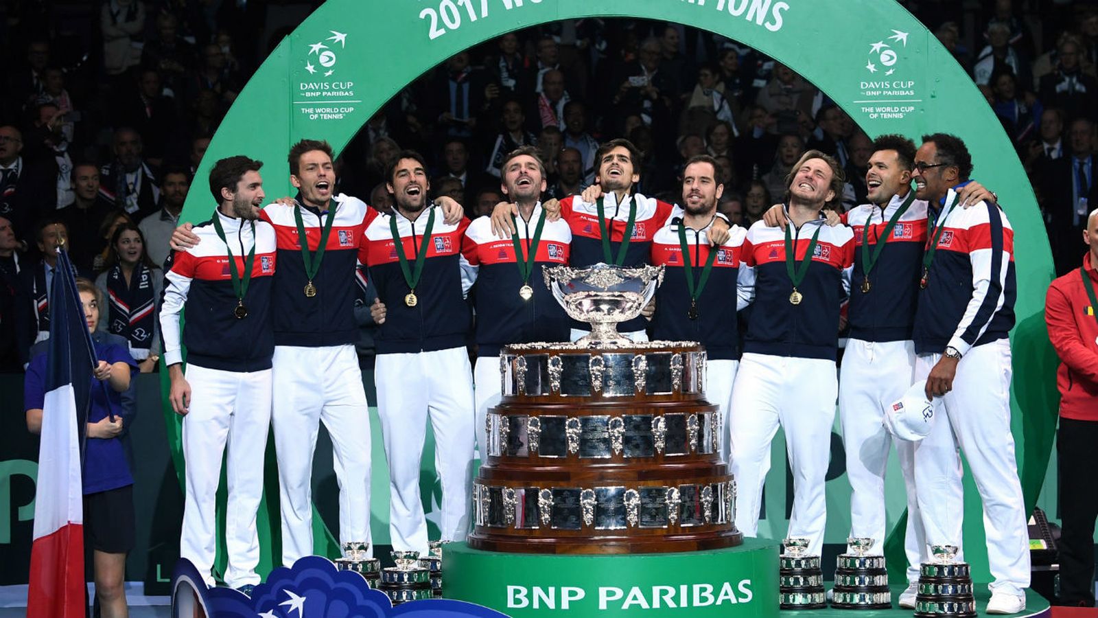 Francia, campeona de la Copa Davis en 2017