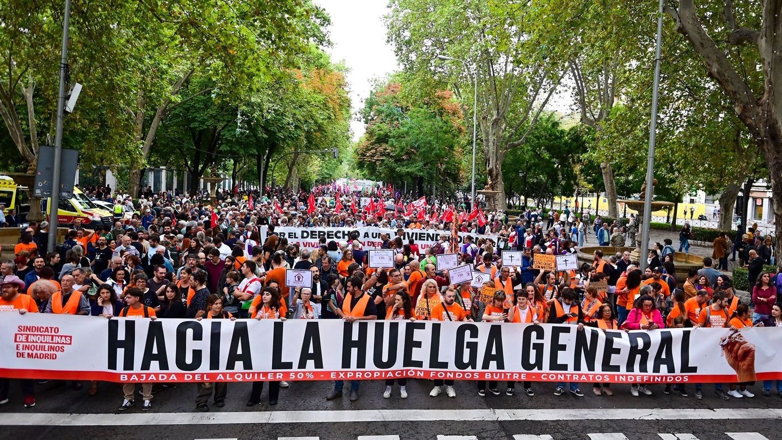 La mayoría de sindicatos no secunda la huelga general de CCOO y UGT por la vivienda: "Tiene connotaciones políticas"