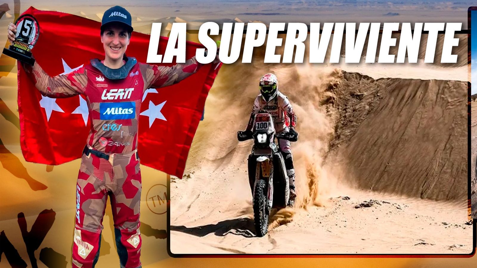 Sandra Gómez sigue adelante en el Dakar
