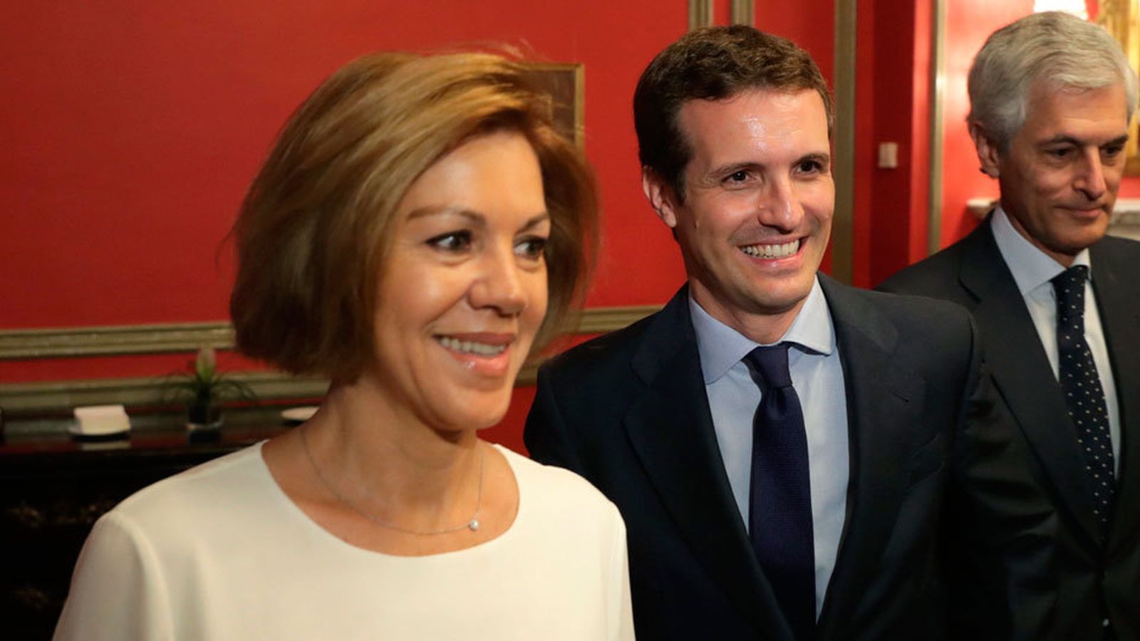 María Dolores de Cospedal y Pablo Casado