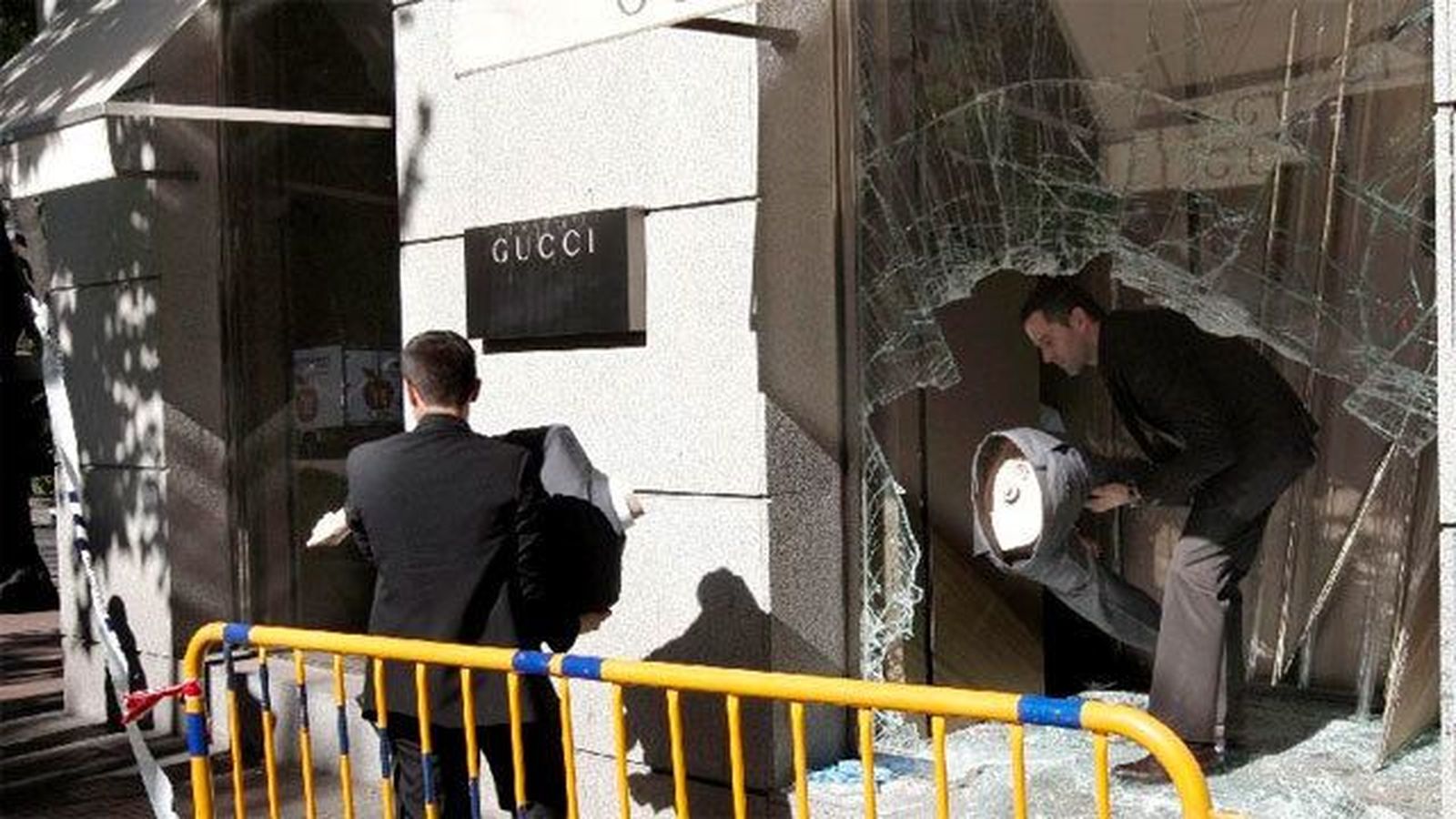 Alunizaje en la tienda de Gucci de Madrid