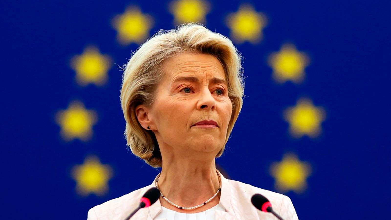 La presidenta de la Comisión Europea, Ursula von der Leyen