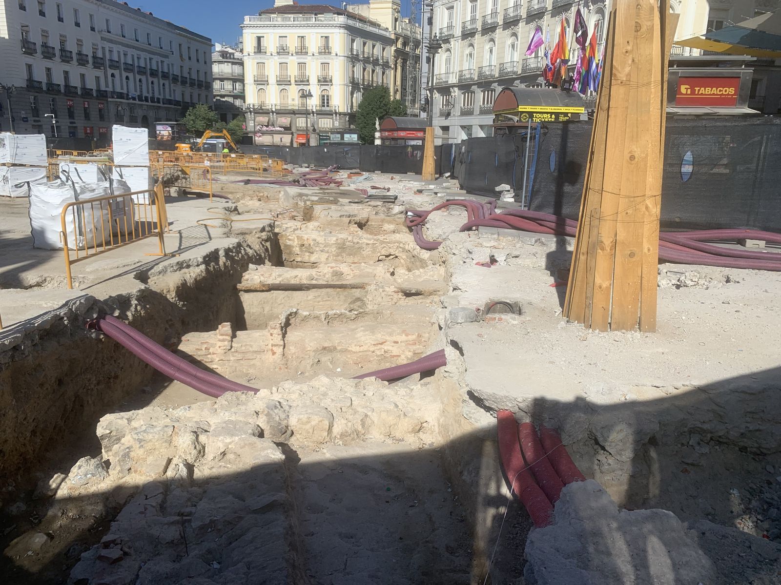 Restos arqueológicos en Sol