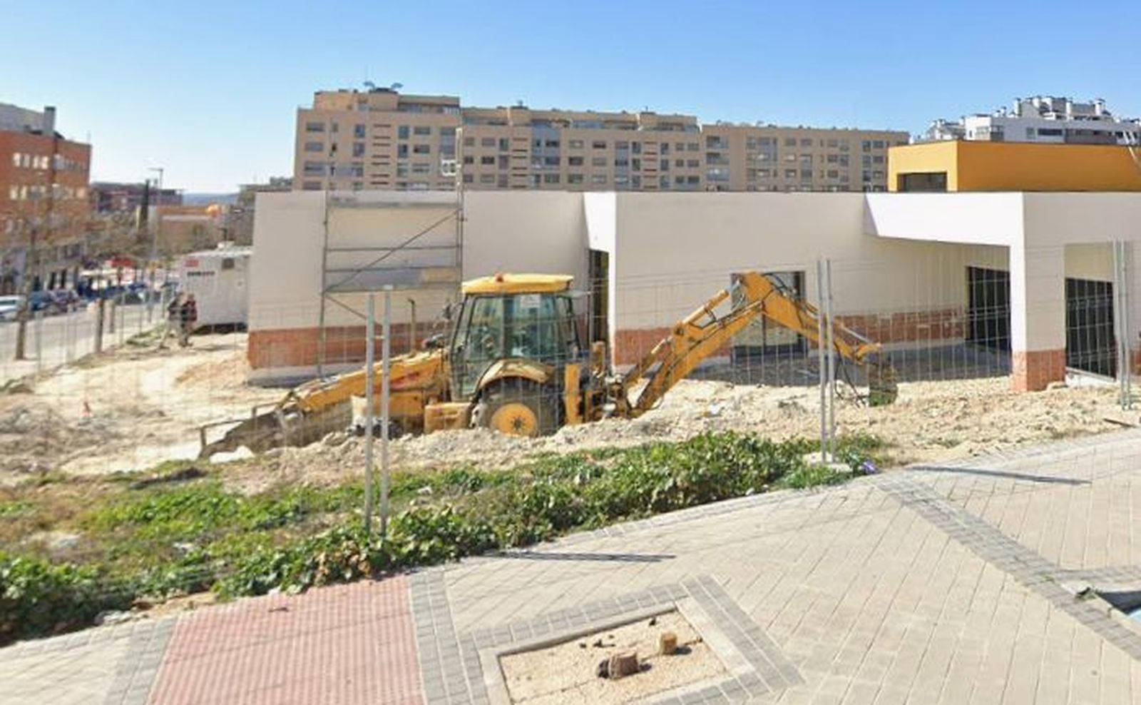 Obras del CEIP Mercedes Vera-Hispanidad, en Rivas Vaciamadrid, en 2023