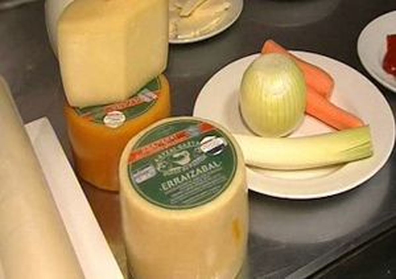 Pastel de puerros con Idiazábal
