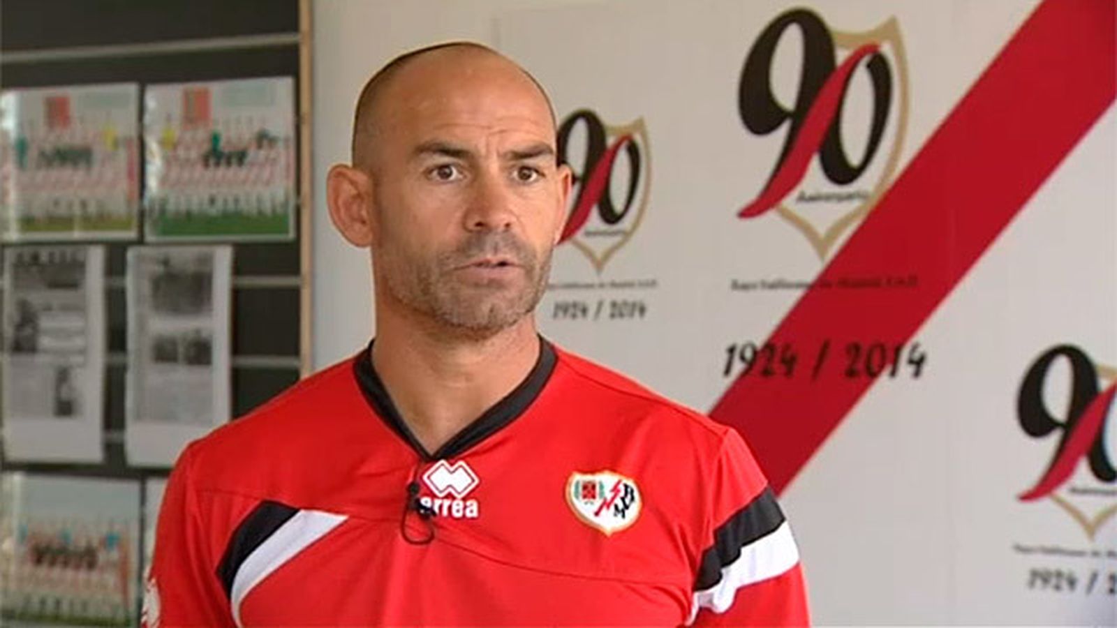 Paco Jémez, entrenador del Rayo Vallecano de Madrid