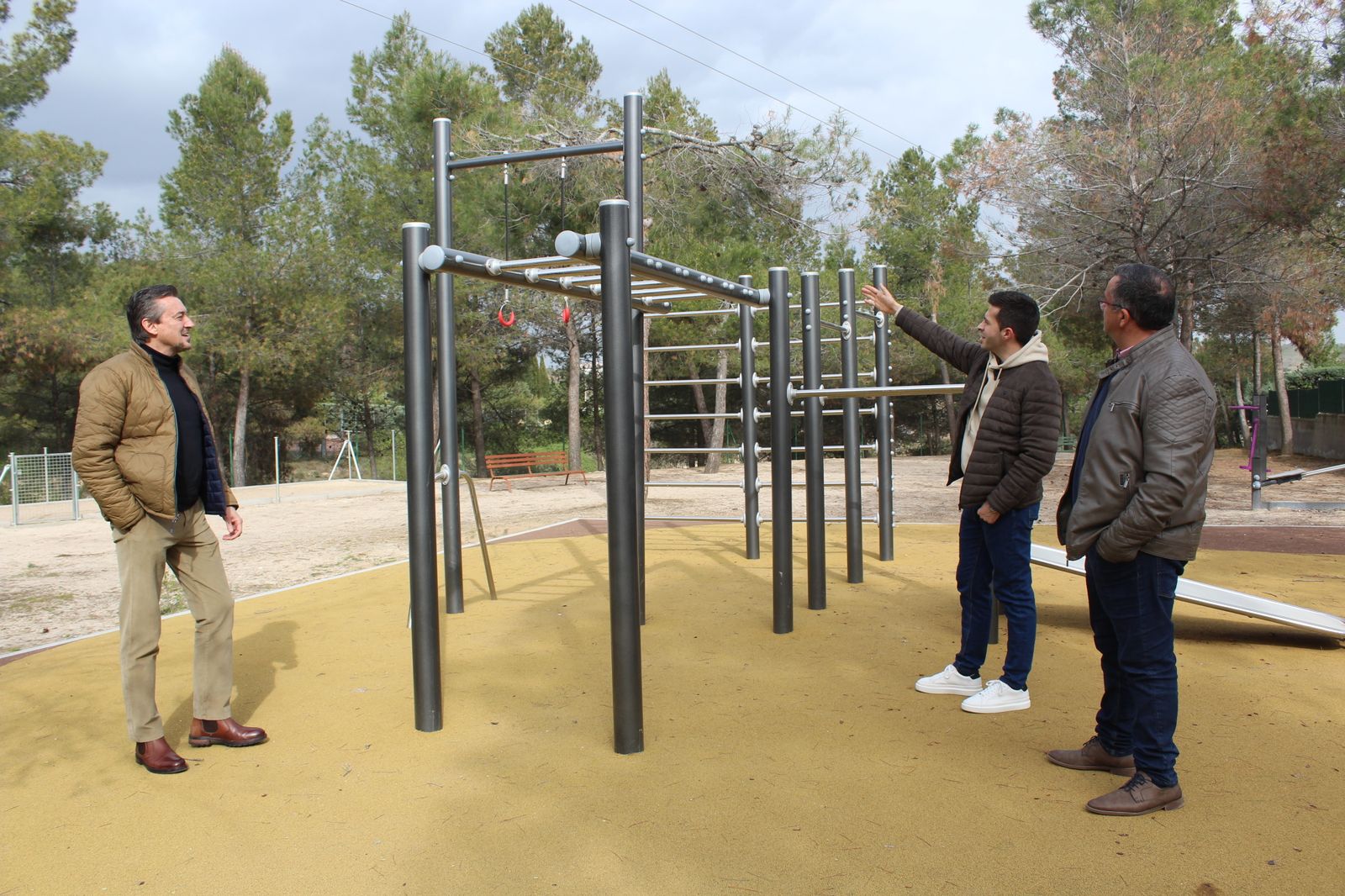 Uno de los puntos activos de ejercicio en Chinchón
