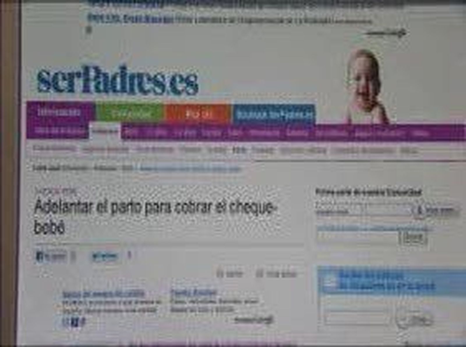 Cheque bebé