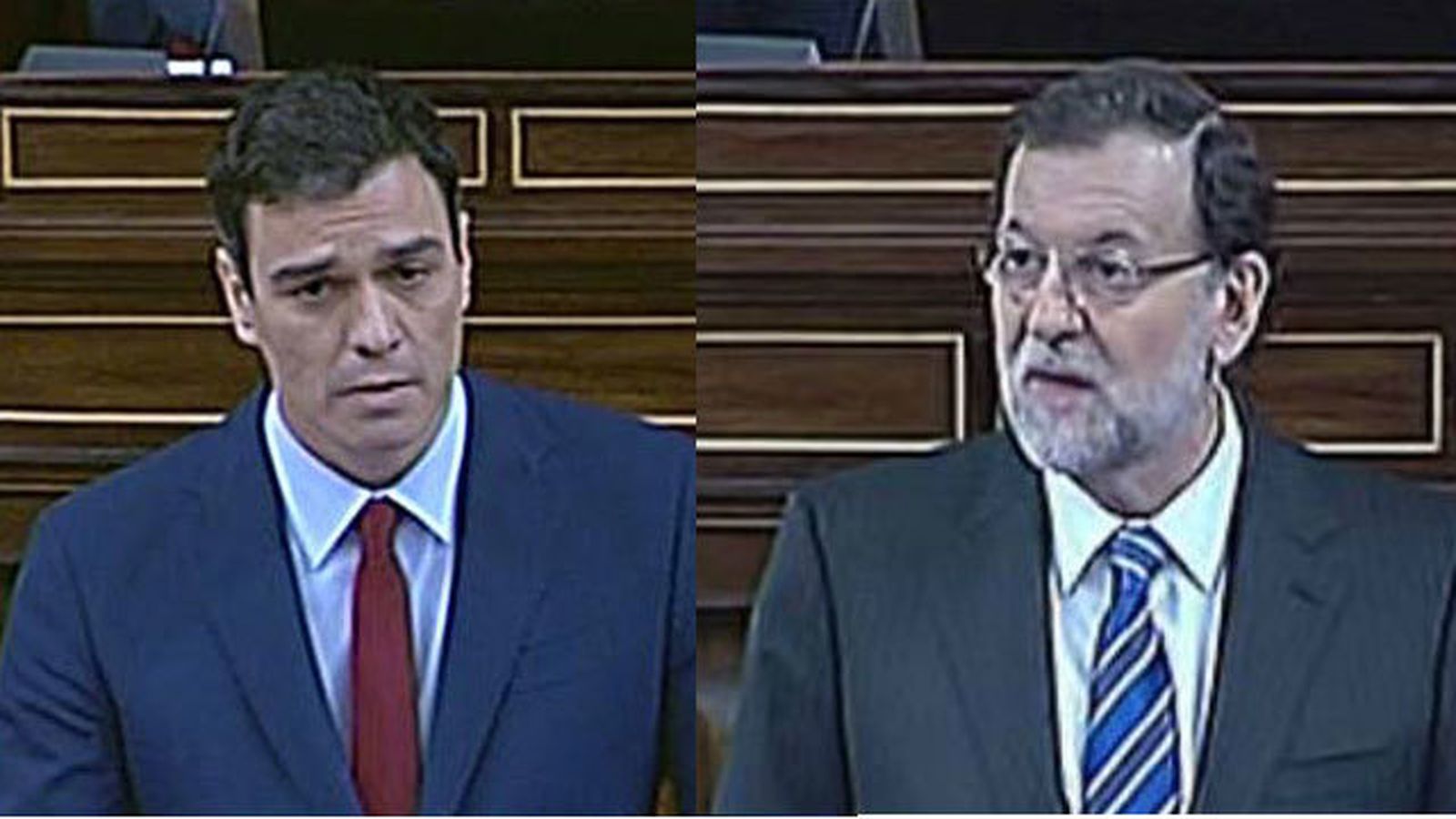 Pedro Sánchez y Mariano Rajoy