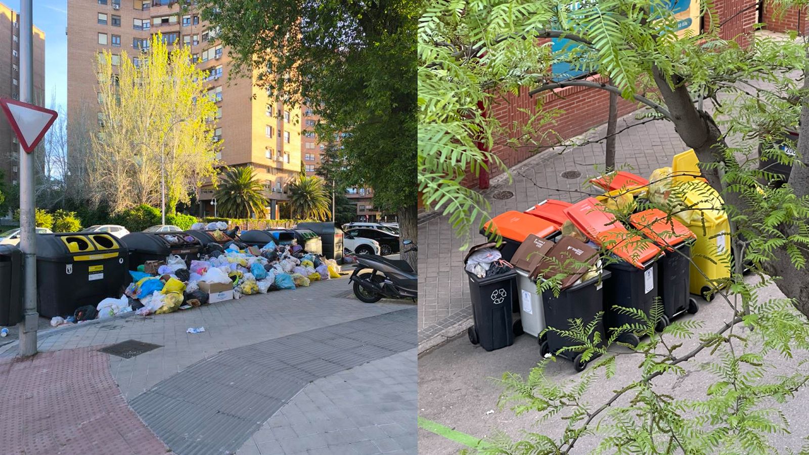 Miles de bolsas de basura sin recoger 2 días después del fin de la huelga