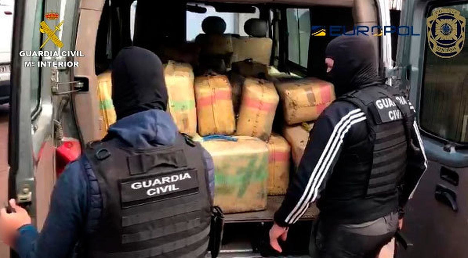 Operación de la Guardia Civil en Huelva contra el narcotráfico de hachis