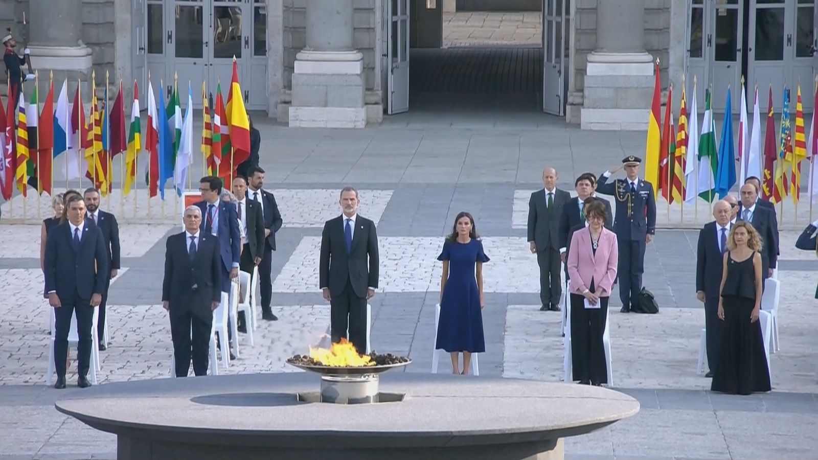 Discurso del rey en el homenaje de Estado a las víctimas de la pandemia