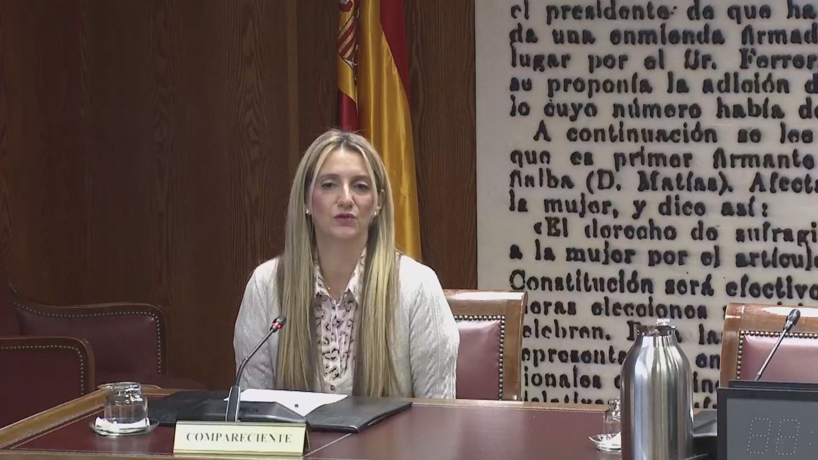 La Miss Asturias ligada a Ábalos niega en el Senado que la ayudase a acceder a la empresa Logirail