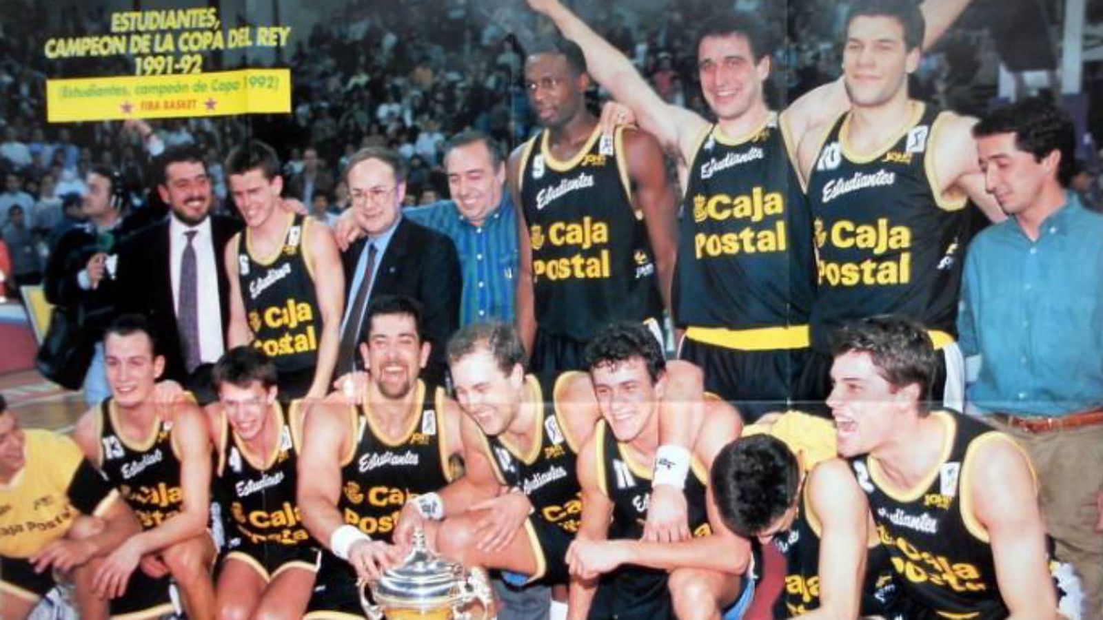 Estudiantes, campeón de la Copa del Rey en 1992
