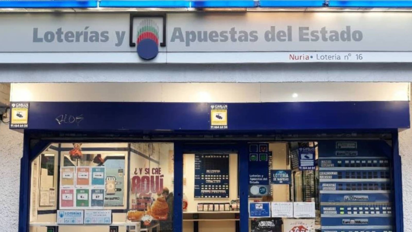 Administración de Loterías situada en la Plaza de Ondarreta, número 1, local 4, de Alcorcón