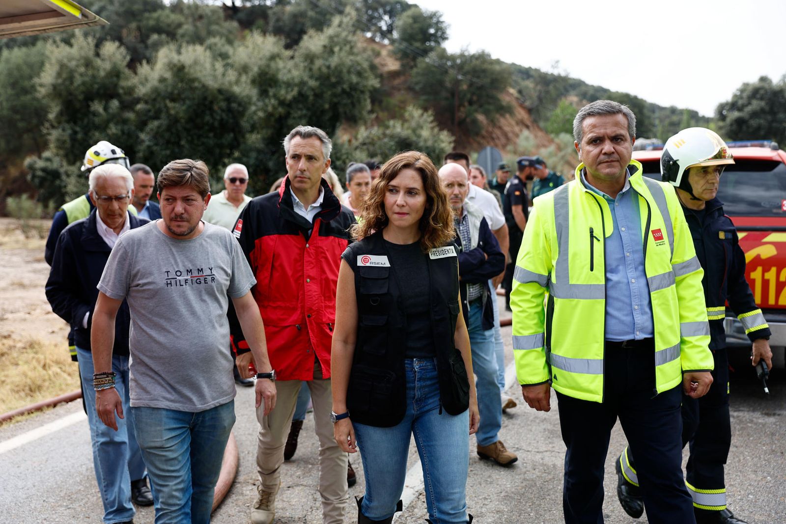 Ayuso visita la zona afectada por la DANA