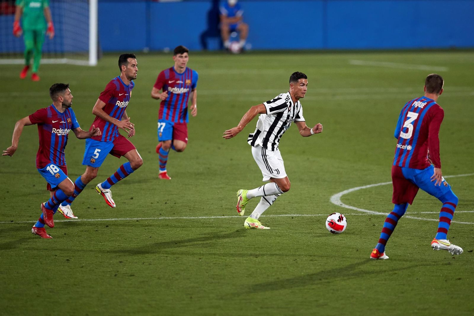 Cristiano Ronaldo, ante el Barcelona