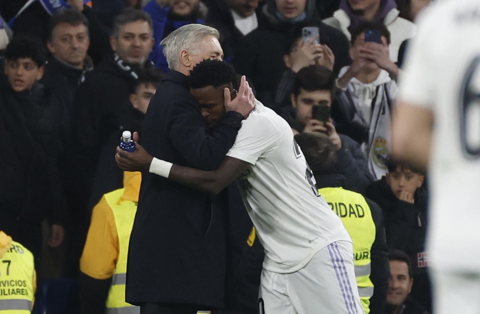 Ancelotti y Vinicius