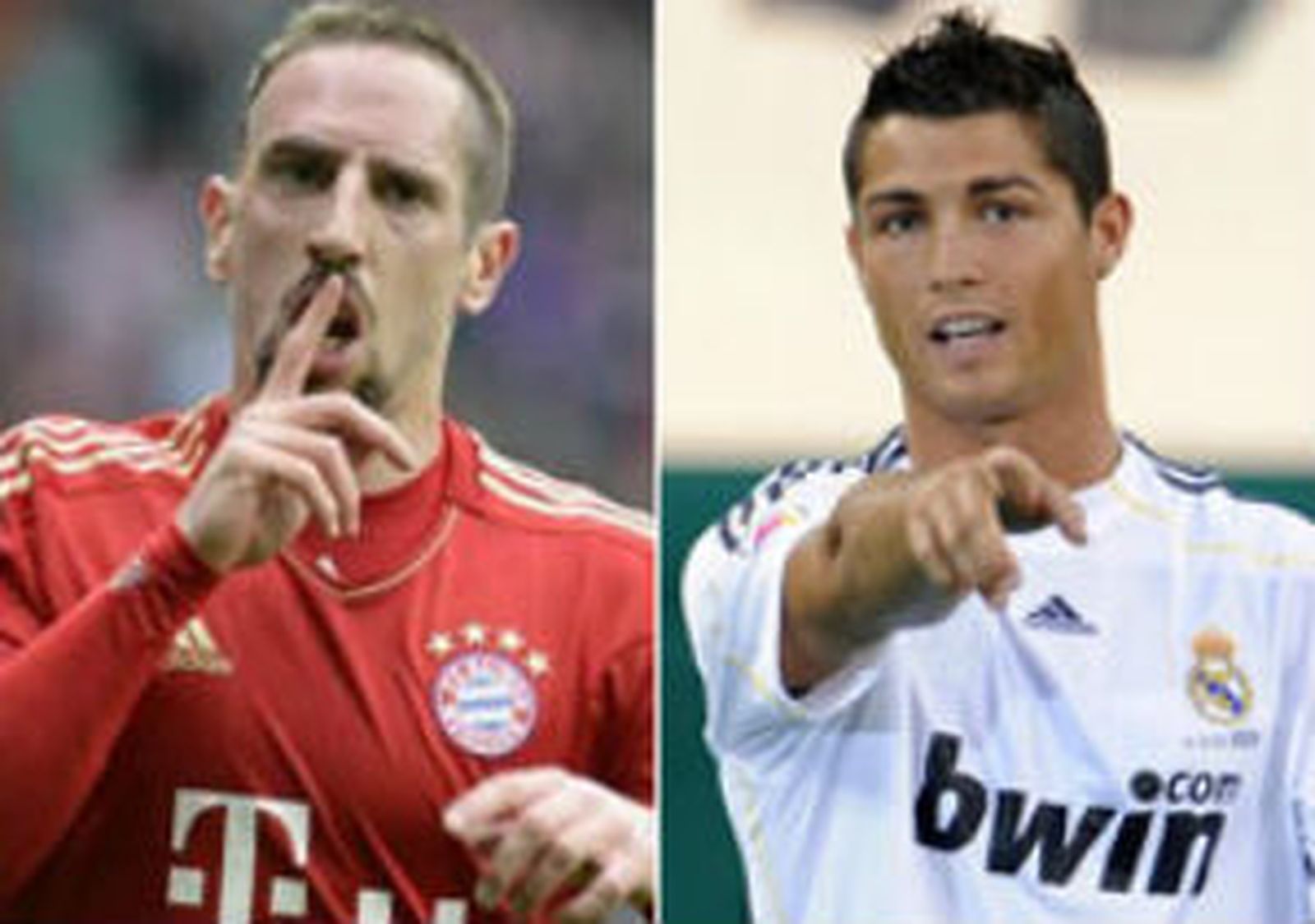 Ribery y Cristiano