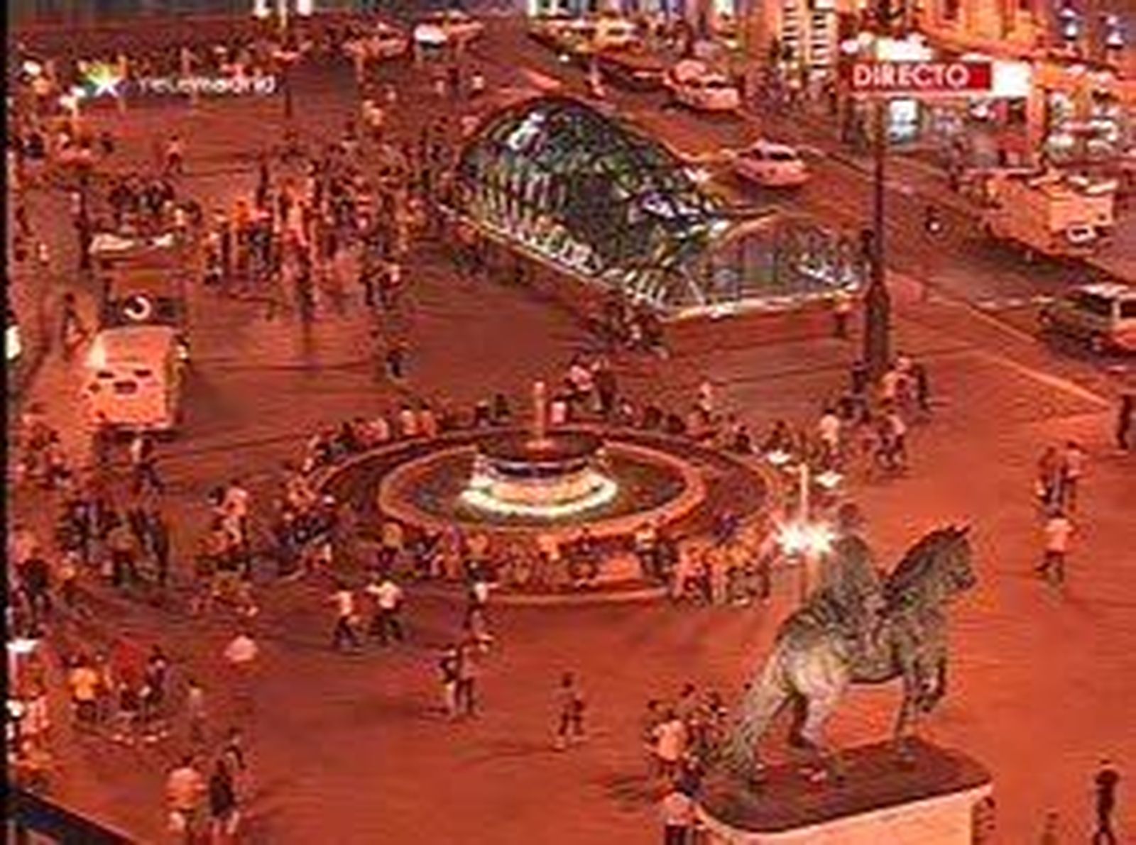 Chaparrón tremendo en Madrid