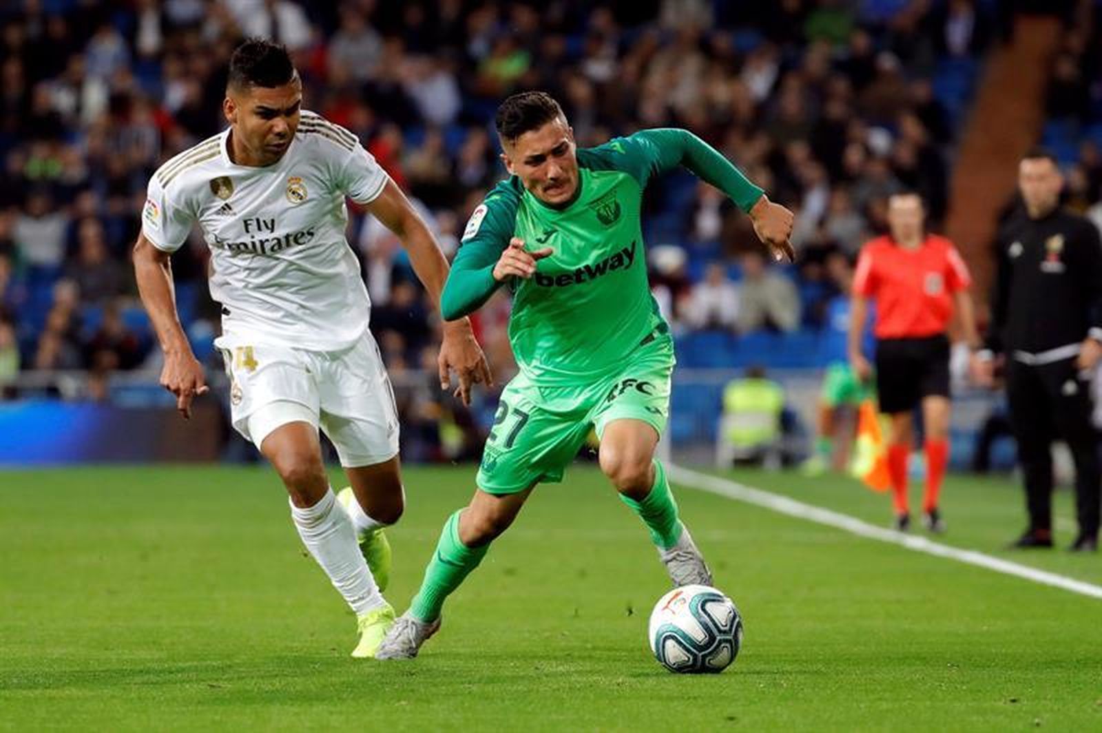 Casemiro, ante el Leganés