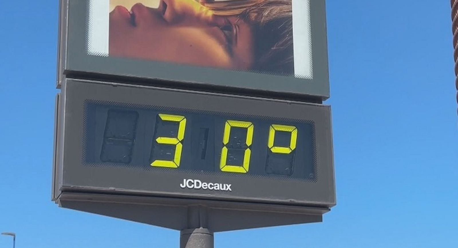 Termómetro de calle